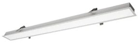 Γραμμικό Χωνευτό L1140 4000K Ανοδ. Dim. Station Ultra 3911-03114-4-U-D4 Viokef 3911-03114-4-U-D4 Ασημί
