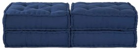 vidaXL Μαξιλάρι 2 pcs Μπλε 70 x 70 x 36 εκ Πολυεστέρας