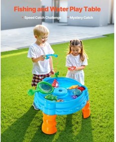 VEVOR Water Table for Toddlers Kids Activity Sensory Table with 9PCS Accessories