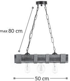 Φωτιστικό οροφής InLight 5318-3 3φωτο