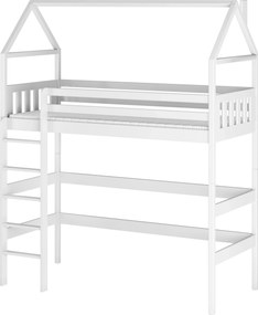 GLORIA 90x190 white loft bed Lano Furniture