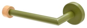 Χαρτοθήκη Μεταλλική-Bamboo Essentials Olive Green Estia 18,3x5,3x7,2εκ. 02-14773