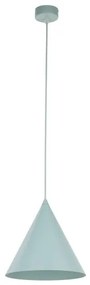 Κρεμαστό Φωτιστικό Οροφής 1xE27 Φ25cm Cono TK Lighting-6651-Σιέλ/Βεραμάν/Μέντα 6651