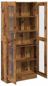 vidaXL Ντουλάπι Όψη Παλαιού Ξύλου 82,5x30,5x185 εκ. Επεξεργασμένο Ξύλο