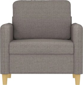 vidaXL Πολυθρόνα Taupe 60 εκ. Υφασμάτινη
