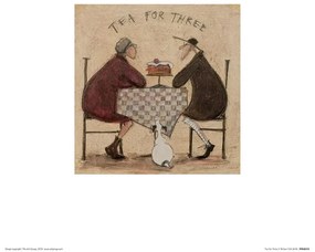 Εκτύπωση έργου τέχνης Sam Toft - Tea for Three II, Sam Toft, (30 x 30 cm)