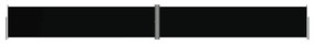 Διαχωριστικό Βεράντας Συρόμενο Μαύρο 140 x 1200 εκ. - Μαύρο