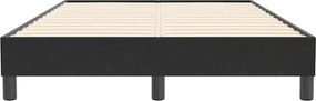 vidaXL Box Spring Κρεβάτι χωρίς στρώμα Μαύρο 120x210 cm Βελούδινο