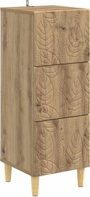 vidaXL Ντουλάπι με Συρτάρια 33 x 34,5 x 90 εκ Επεξεργασμένο Ξύλο