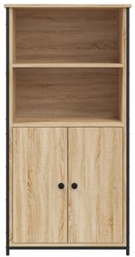 vidaXL Ντουλάπι Sonoma Δρυς 62x36x121,5 εκ. από Επεξεργασμένο Ξύλο