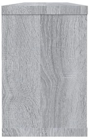 vidaXL Ραφιέρες Τοίχου Κύβος 2 τεμ Γκρι Sonoma 60x15x23 εκ. Επεξ. Ξύλο