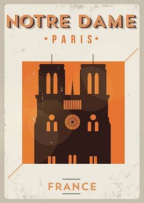 Φωτογραφία Typographic Paris City Poster Design, kursatunsal