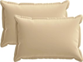 vidaXL Κάλυμμα Μαξιλαριού 2 τμχ. HOUTEN Μπεζ 50 x 70 cm Πολυεστέρας