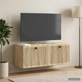 VidaXL Τοποθετούμενος στον τοίχο τηλεοπτικός ερμάριος Sonoma Δρυς