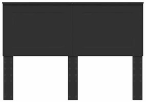 vidaXL Κεφαλάρι Μαύρη Οξυά 140 cm Επεξεργασμένο ξύλο