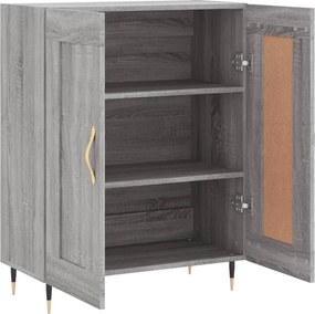 vidaXL Ντουλάπι Γκρι Sonoma 69,5 x 34 x 90 εκ. από Επεξεργασμένο Ξύλο