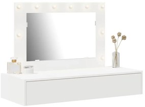 vidaXL Τραπέζι περιποίησης Λευκό 100 x 40 x 70 εκ. Επεξεργασμένο ξύλο