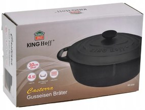 Γάστρα Klausberg KH 2255, 4.5 l Μαντεμένιο, Επαγωγικό, Μαύρο