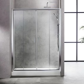 Zen 140 - Καμπίνα Από Τοίχο Σε Τοίχο (140-143 cm) - Διάφανο