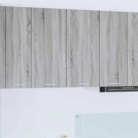 vidaXL Κρεμαστό ντουλάπι με αποθήκευση Γκρίζο Σονομα 80 x 31 x 80 εκ.