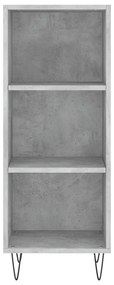 vidaXL Ντουλάπι Γκρι Σκυροδέματος 34,5x34x180 εκ. Επεξεργασμένο Ξύλο