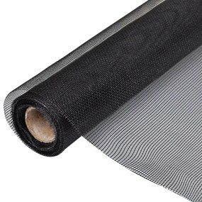 vidaXL Πλέγμα / Σήτα Μαύρο 100 x 1000 εκ. από Fiberglass