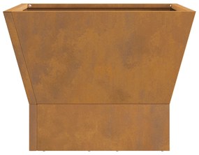 vidaXL Φωτιά Πίτ Τετράγωνη 40x40x30 εκ Φθαρμένο Ατσάλι