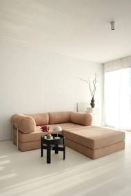 Corner Sofa-Bed Nook - Brown - v1 Brown