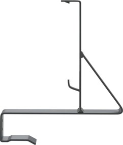 vidaXL Υποστήριξη Φράχτη Χιονιού Ανθρακί 29,5 x 3 x 34,5 εκ Ατσάλι