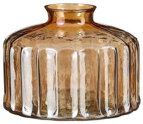 Βάζο Γυάλινο Tammy 02.1122550 13x12cm Honey Glass