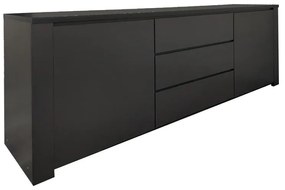 Μπουφές Kalya σε ανθρακί απόχρωση 220x49x89.5εκ 220x49x89.5 εκ.