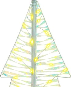 vidaXL Χριστουγεννιάτικο Δέντρο με 160 LED Θερμό λευκό 150 cm PET