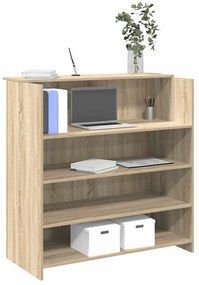 vidaXL Γραφείο Υποδοχής από Ξύλο Sonoma Δρυς 100x50x103,5 εκ. από Τεχνητό Ξύλο