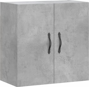 vidaXL Ντουλάπι Τοίχου Γκρι Σκυροδέματος 60x31x60 εκ. Επεξεργ. Ξύλο