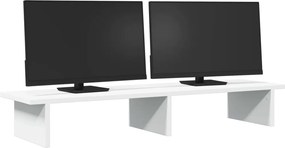 vidaXL Βάση Οθόνης Λευκή 100x27x15 εκ. από Επεξ. Ξύλο
