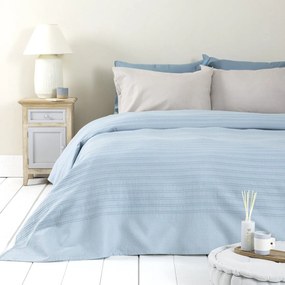 Κουβέρτα Πικέ Υπέρδιπλη (220x240) Nima Dune Denim Blue