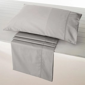 Παπλωματοθήκη Nemesis-304 (Σετ 3τμχ) Light Grey Vesta Home Υπέρδιπλo 260x240cm 100% Βαμβακοσατέν