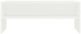 vidaXL Έπιπλο Τηλεόρασης Λευκό 100 x 40 x 40 εκ. από Επεξ. Ξύλο