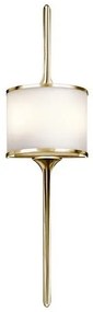 Απλίκα Φωτιστικό Μπάνιου 2xG9 IP44 76cm Mona Elstead Lighting-KL-MONA-L-PB-Χρυσό KL-MONA-L-PB