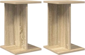 vidaXL Βάση φυτών 2 τεμ. Sonoma Δρυς 25 x 25,5 x 40,5 εκ.