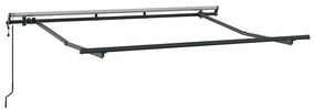 vidaXL Σκηνίτσα Αναδιπλούμενη Κίτρινο 350 x 200 cm ύφασμα
