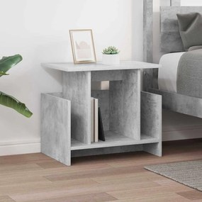 vidaXL Βάση TV 2 pcs Σκυρόδεμα Γκρι Επεξεργασμένο Ξύλο