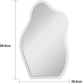 Καθρέπτης Evanthia pakoworld λευκό MDF 36x1.2x56 εκ
