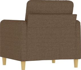 vidaXL Πολυθρόνα Καφέ 60 εκ. Υφασμάτινη