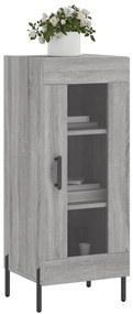vidaXL Ντουλάπι Γκρι Sonoma 34,5x34x90 εκ. από Επεξεργασμένο Ξύλο