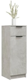 vidaXL Ντουλάπι Μπάνιου Γκρι Σκυροδέματος 32x34x90 εκ. Επεξεργ. Ξύλο