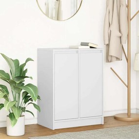 vidaXL Παπουτσοθήκη Λευκή 57x34x76 εκ. από Επεξεργασμένο Ξύλο