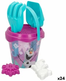 Σετ Παιχνιδιών για τη Παραλία Frozen Olaf Ø 14 cm (24 Μονάδες)