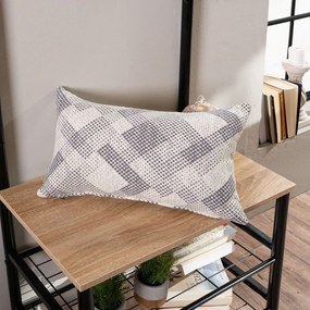 Μαξιλάρι Διακοσμητικό (Με Γέμιση) Bronx 07 Greige Teoran 30Χ50 Acrylic,Cotton,Polyester
