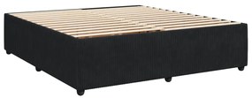 ΚΡΕΒΑΤΙ BOXSPRING ΜΕ ΣΤΡΩΜΑ ΜΑΥΡΟ 200X200 ΕΚ. ΒΕΛΟΥΔΙΝΟ 3290138